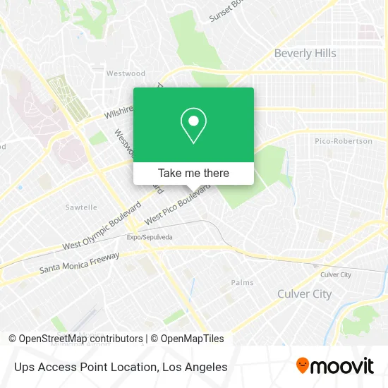 Ups Access Point Location map