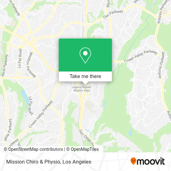 Mission Chiro & Physio map