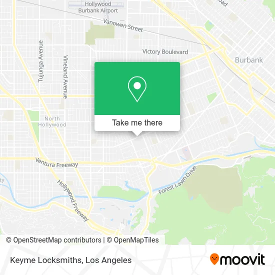 Keyme Locksmiths map