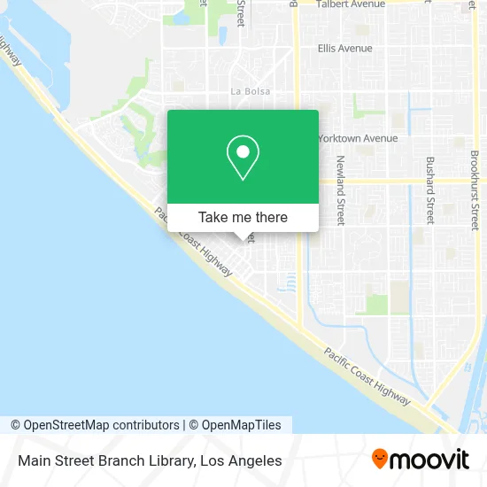 Main Street Branch Library map