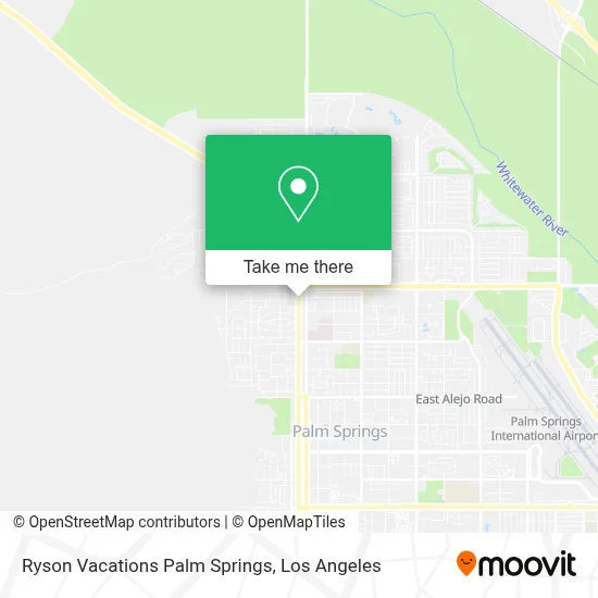 Ryson Vacations Palm Springs map