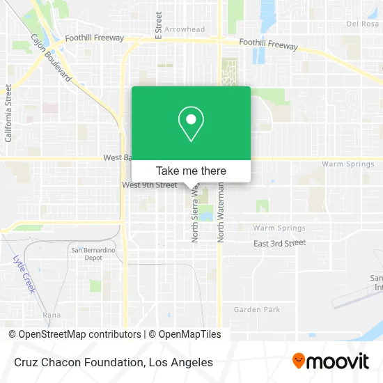 Cruz Chacon Foundation map