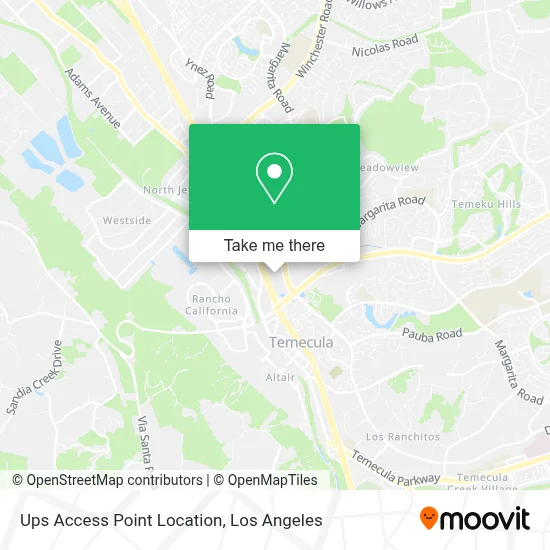 Ups Access Point Location map