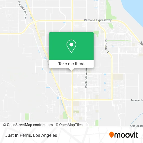 Just In Perris map