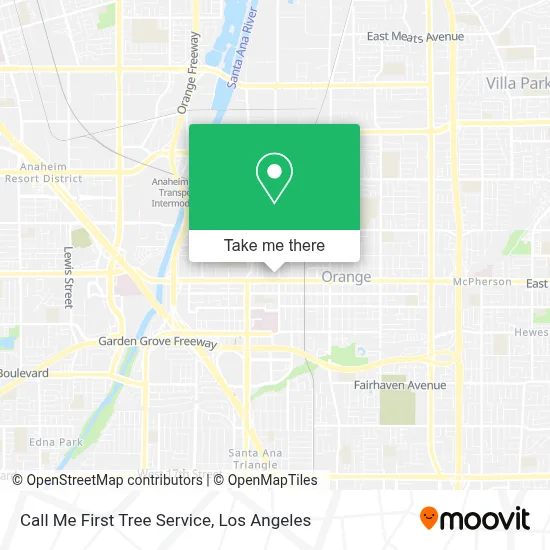 Call Me First Tree Service map