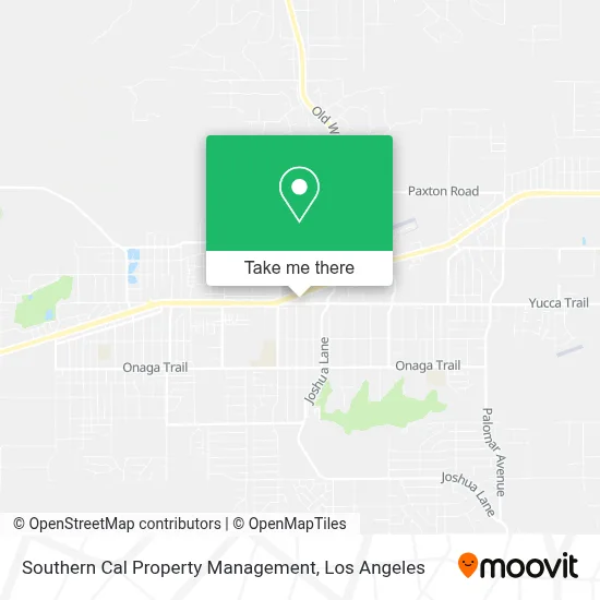 Southern Cal Property Management map