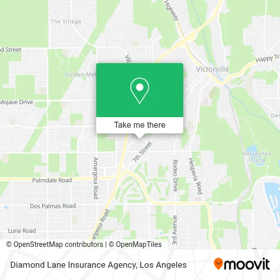 Diamond Lane Insurance Agency map