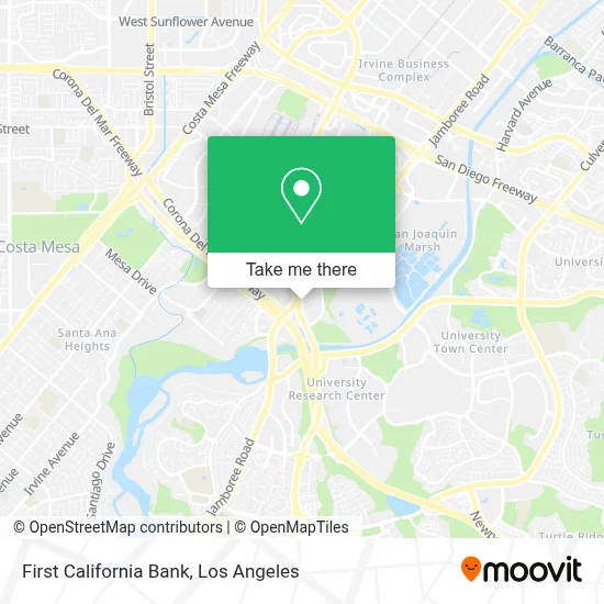 First California Bank map