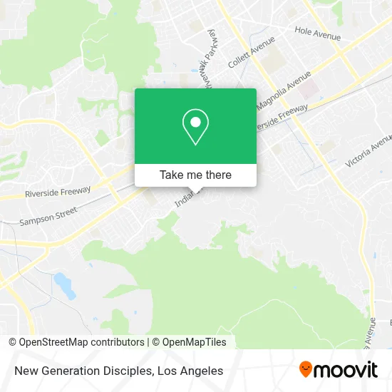 New Generation Disciples map