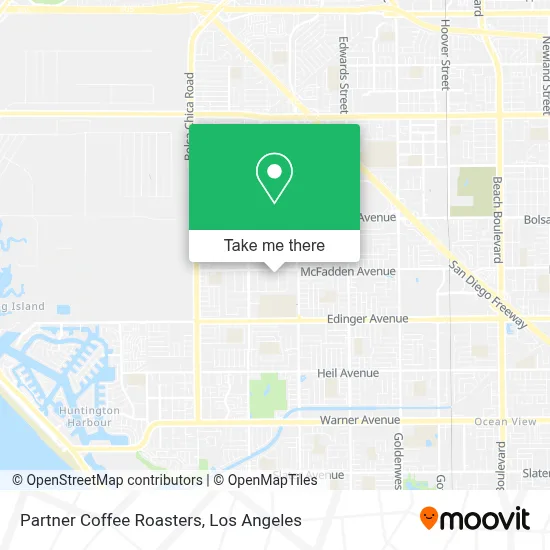 Partner Coffee Roasters map
