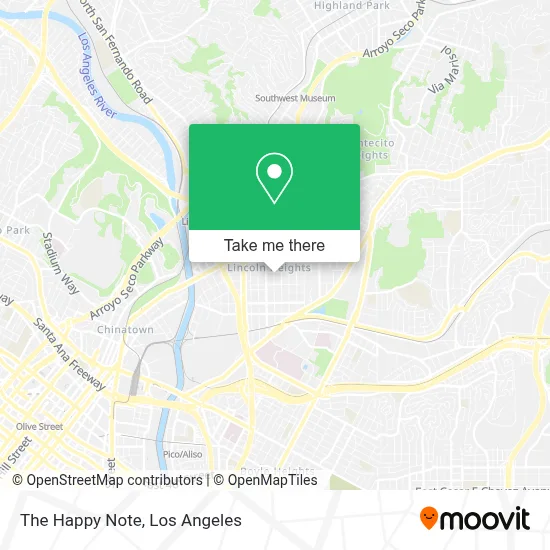 The Happy Note map