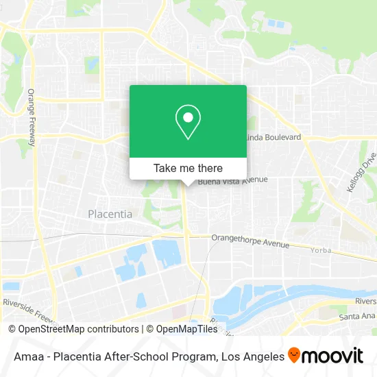 Amaa - Placentia After-School Program map