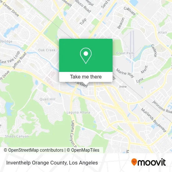 Inventhelp Orange County map