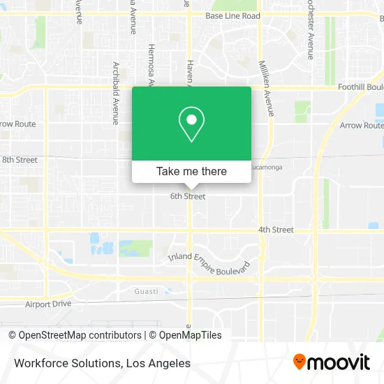 Workforce Solutions map