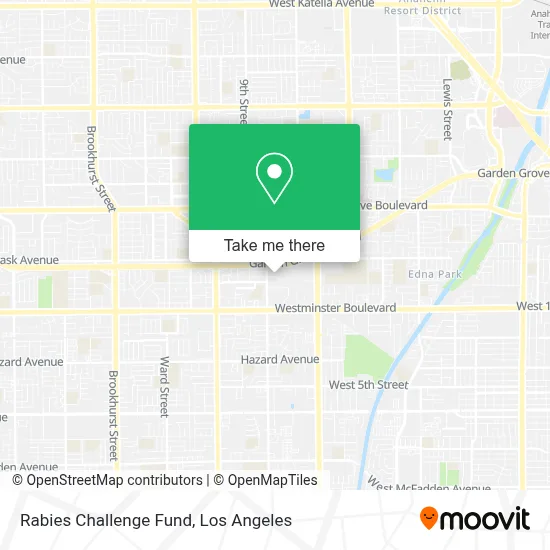 Rabies Challenge Fund map