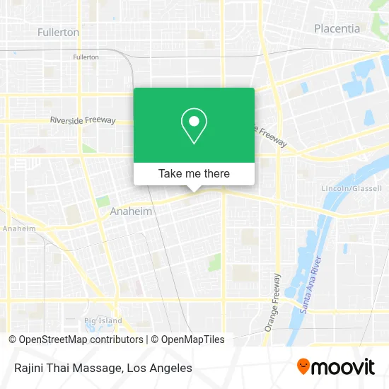 Rajini Thai Massage map