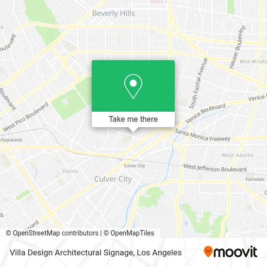 Villa Design Architectural Signage map
