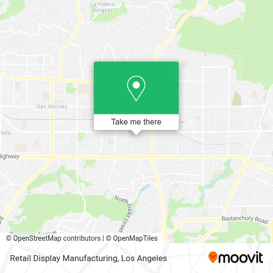 Retail Display Manufacturing map