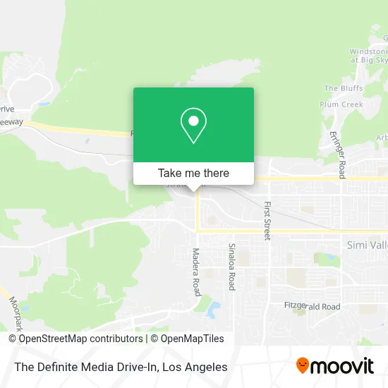 The Definite Media Drive-In map