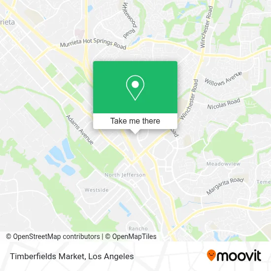 Timberfields Market map