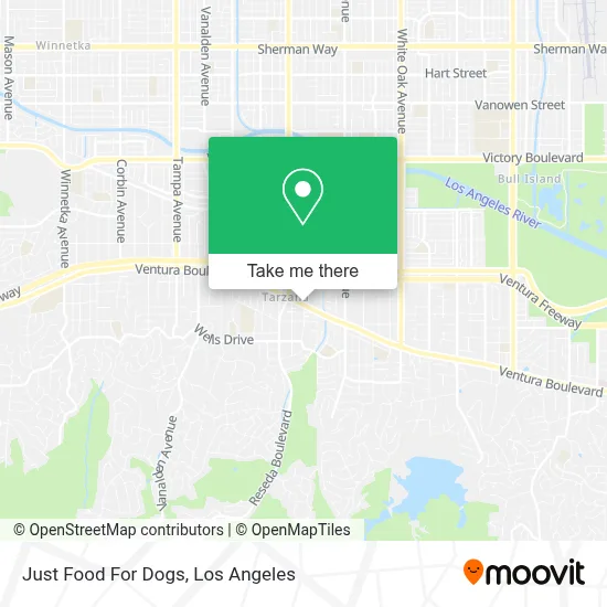 Just Food For Dogs map