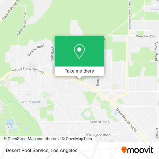 Desert Pool Service map