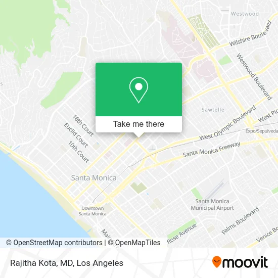 Rajitha Kota, MD map