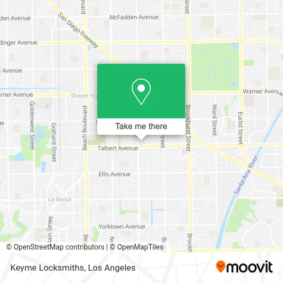 Keyme Locksmiths map
