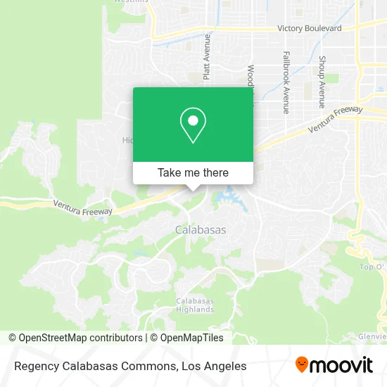 Regency Calabasas Commons map
