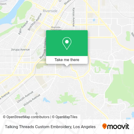Talking Threads Custom Embroidery map