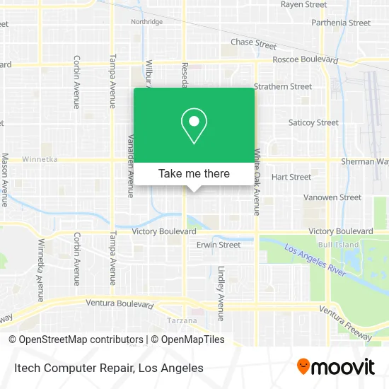 Itech Computer Repair map