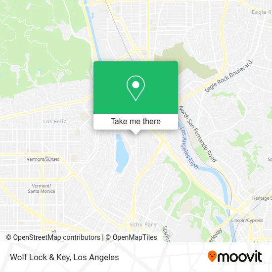 Wolf Lock & Key map