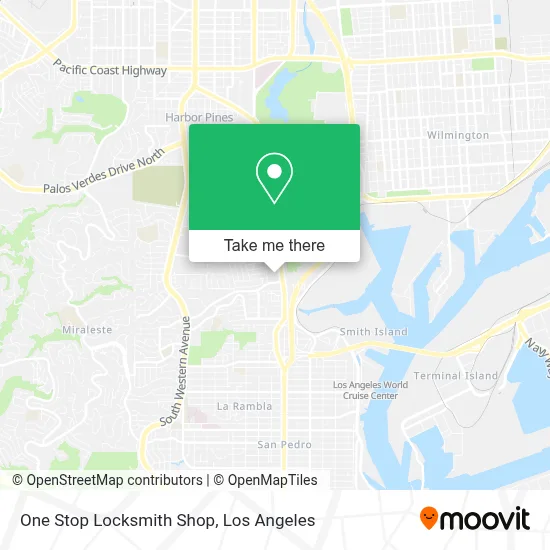 One Stop Locksmith Shop map