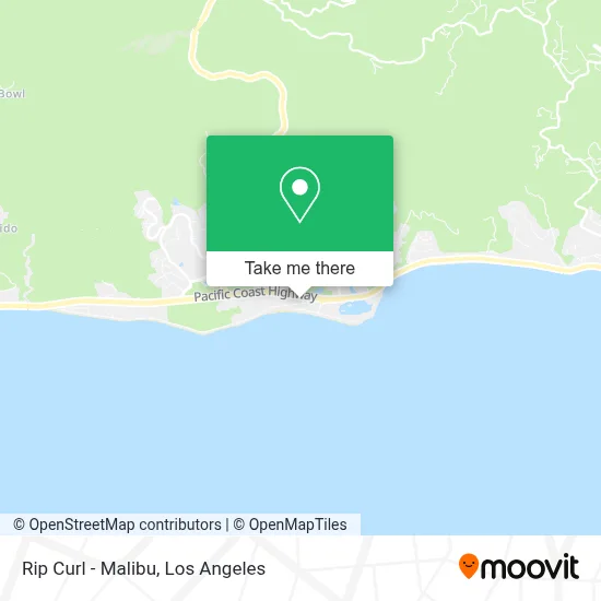 Rip Curl - Malibu map