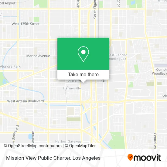 Mission View Public Charter map
