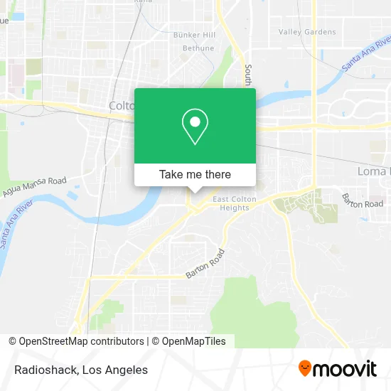 Radioshack map