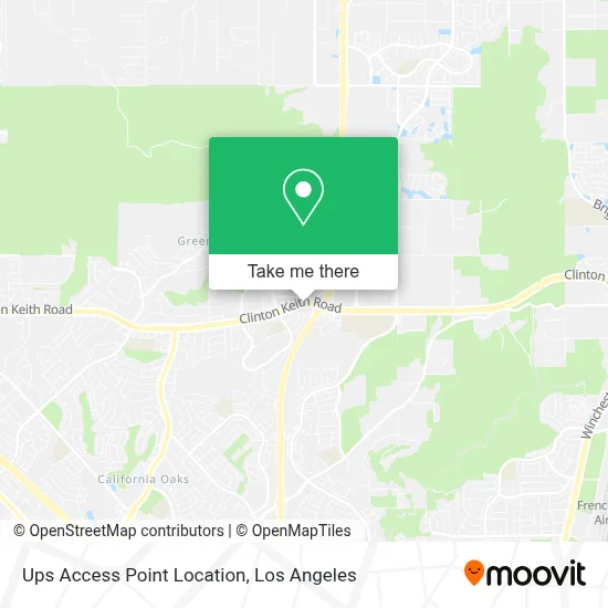 Ups Access Point Location map