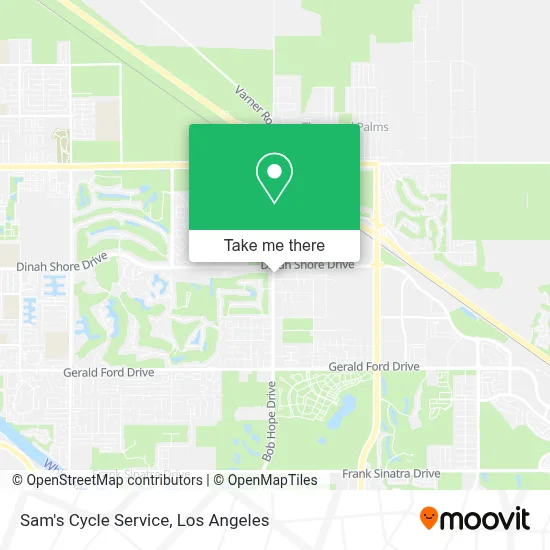 Sam's Cycle Service map