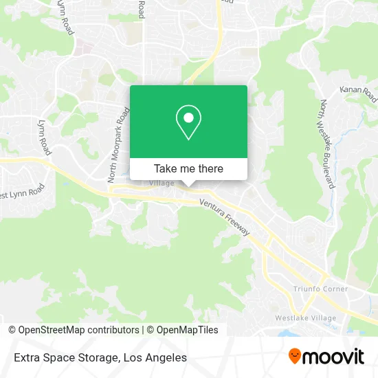 Extra Space Storage map
