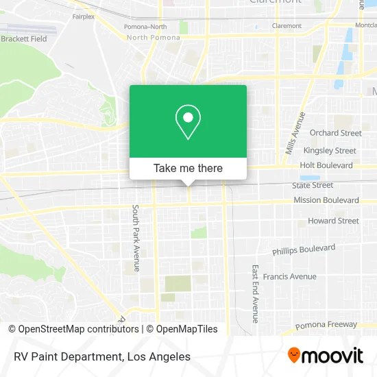 RV Paint Department map