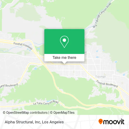 Alpha Structural, Inc map