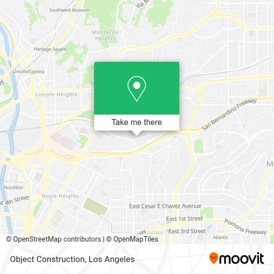 Object Construction map