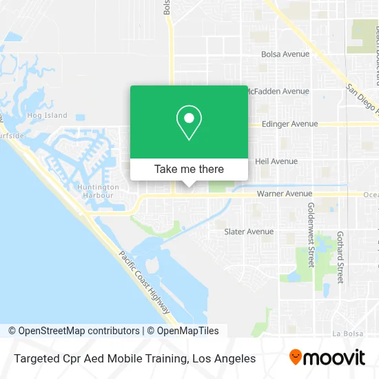 Targeted Cpr Aed Mobile Training map