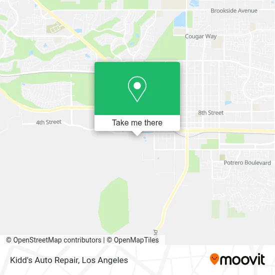 Kidd's Auto Repair map