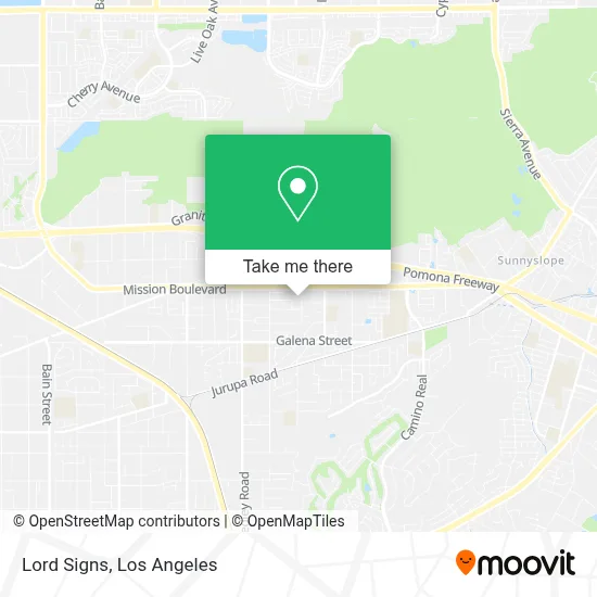 Lord Signs map