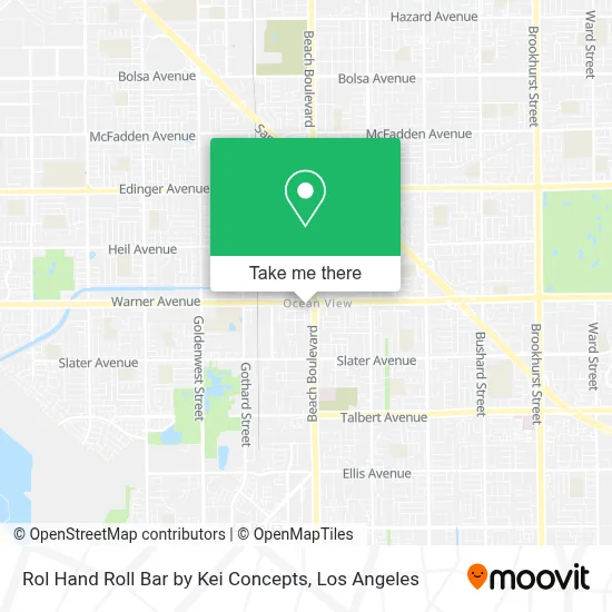 Rol Hand Roll Bar by Kei Concepts map