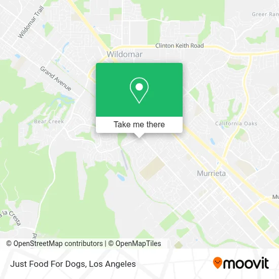 Just Food For Dogs map