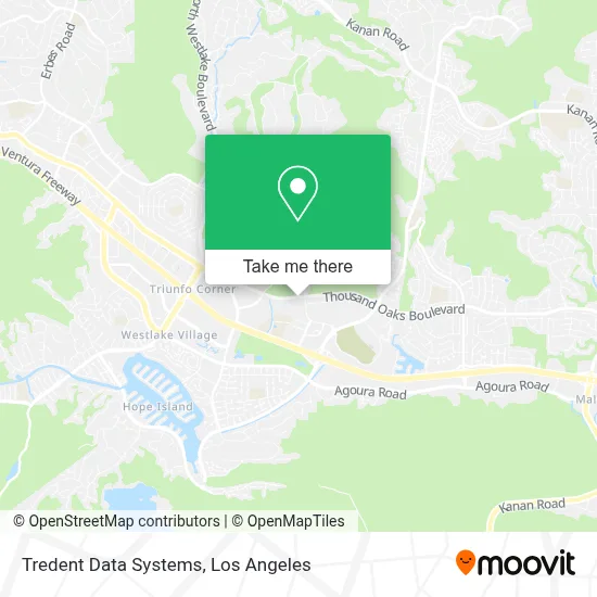 Tredent Data Systems map