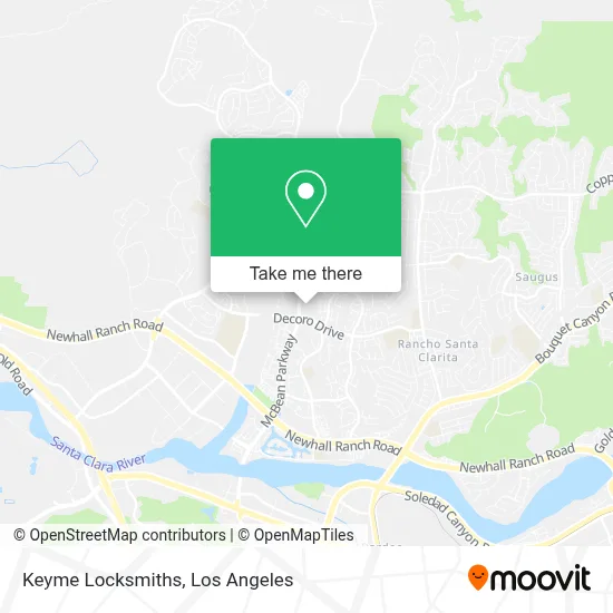 Keyme Locksmiths map