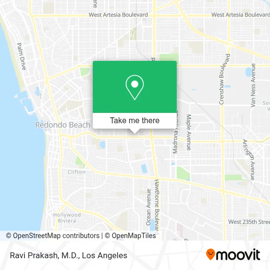 Ravi Prakash, M.D. map
